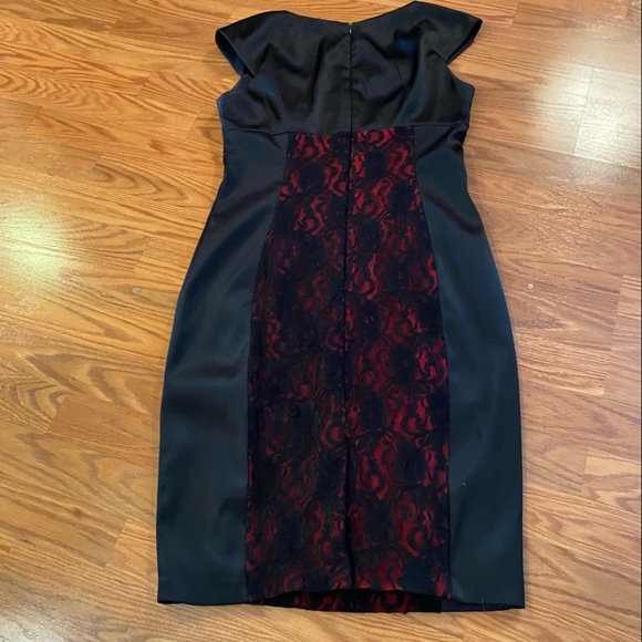 Vintage Y2K Lace Satin Slip Dress Lingerie Dress Cap Sleeve Sweetheart Dress - Picture 9 of 12